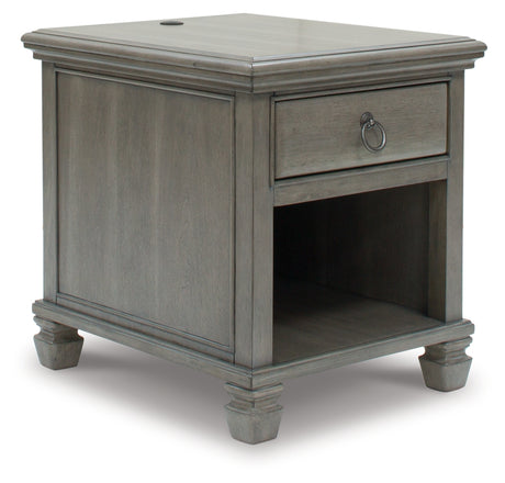 LEXORNE Gray End Table - T924-3 - Luna Furniture