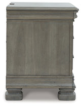 Lexorne Gray Nightstand from Ashley - Luna Furniture
