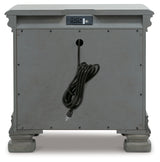 Lexorne Gray Nightstand from Ashley - Luna Furniture