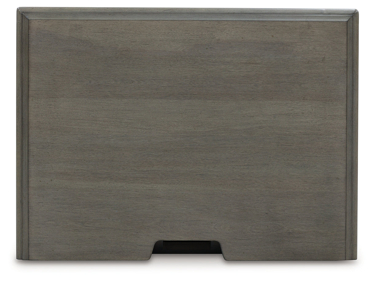 Lexorne Gray Nightstand from Ashley - Luna Furniture