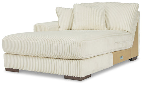 Lindyn Ivory Left-Arm Facing Corner Chaise from Ashley Furniture - Luna Furniture