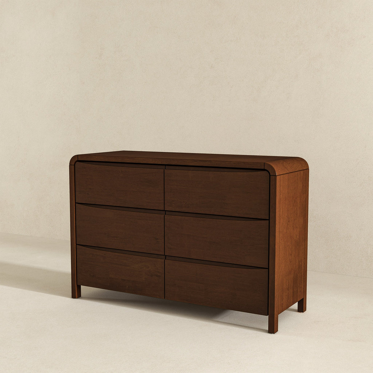 Lionel Mid Century Modern Solid Wood 6-Drawer Dresser from Midinmod - Luna Furniture
