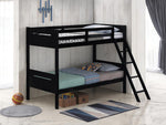 Littleton Littleton Twin/Twin Bunk Bed Black - 405051BLK - Luna Furniture