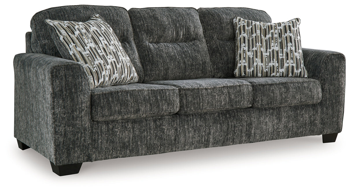 Lonoke Gunmetal Sofa from Ashley - Luna Furniture