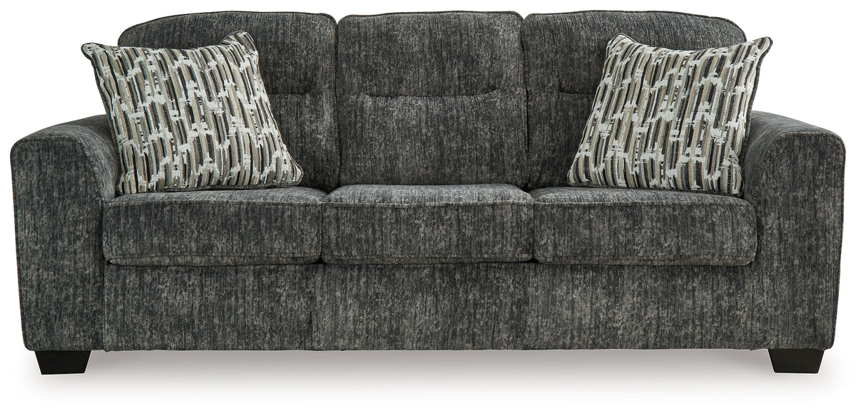 Lonoke Gunmetal Sofa from Ashley - Luna Furniture