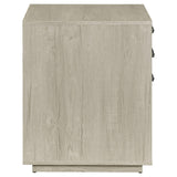 Loomis Whitewashed Gray 3-Drawer Square File Cabinet from Coaster - Luna Furniture