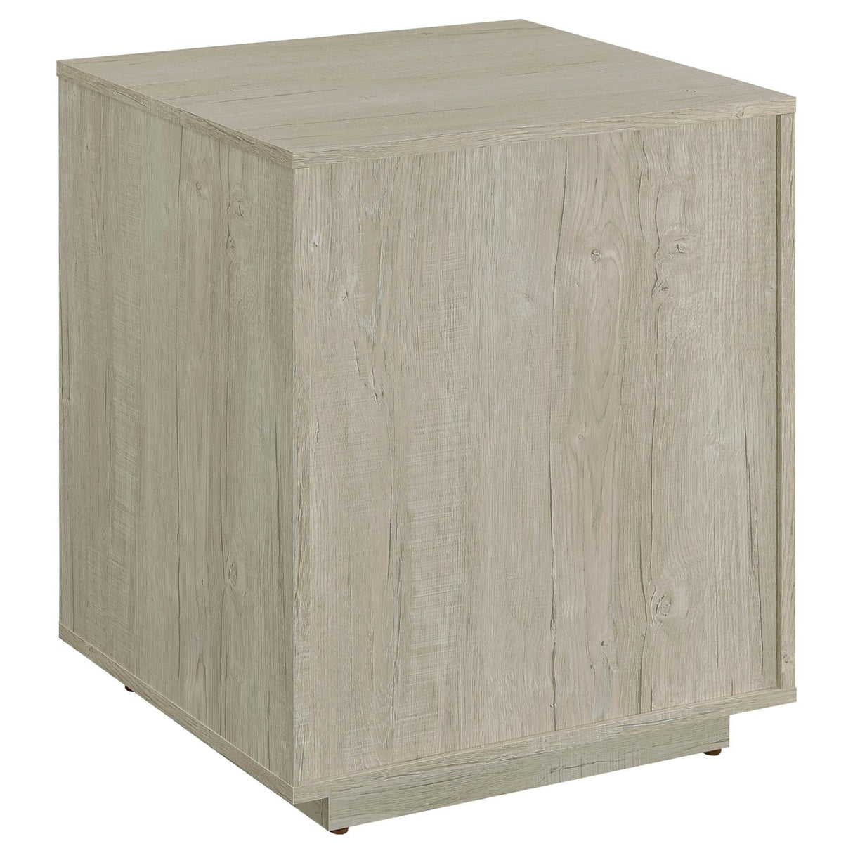 Loomis Whitewashed Gray 3-Drawer Square File Cabinet from Coaster - Luna Furniture