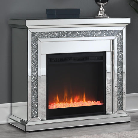Lorelai Rectangular Freestanding Fireplace Mirror - 991047 - Luna Furniture