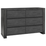 Lorenzo 6-drawer Dresser Dark Grey - 224263 - Luna Furniture