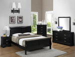 Louis Philip 6-D Dresser Black - B3900-1 - Luna Furniture