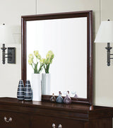 Louis Philippe Cappuccino Square Mirror (Mirror Only) from Coaster - Luna Furniture