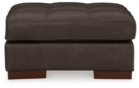 Luigi Thunder Ottoman from Ashley - Luna Furniture