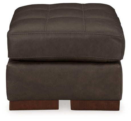 Luigi Thunder Ottoman from Ashley - Luna Furniture
