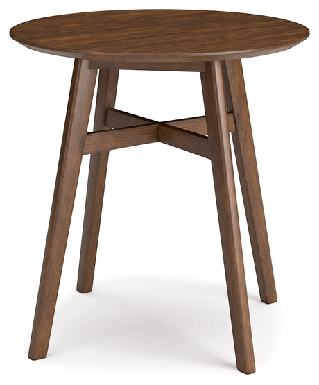 Lyncott Brown Counter Height Dining Table - D615-13 - Luna Furniture