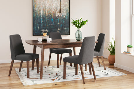 Lyncott Charcoal/Brown Dining Chair, Set of 2 from Ashley - Luna Furniture