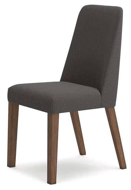 Lyncott Charcoal/Brown Dining Chair, Set of 2 from Ashley - Luna Furniture