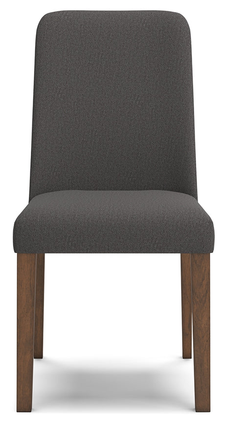 Lyncott Charcoal/Brown Dining Chair, Set of 2 from Ashley - Luna Furniture