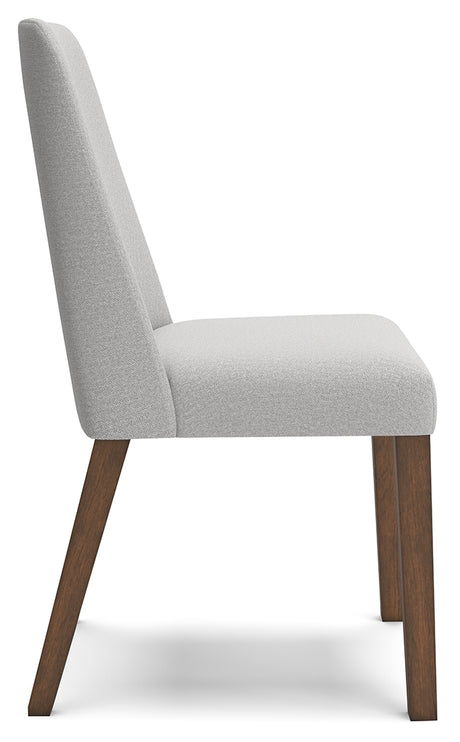 Lyncott Gray/Brown Dining Chair, Set of 2 from Ashley - Luna Furniture