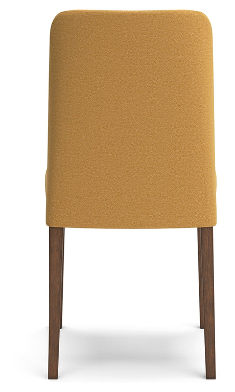 Lyncott Mustard/Brown Dining Chair, Set of 2 from Ashley - Luna Furniture