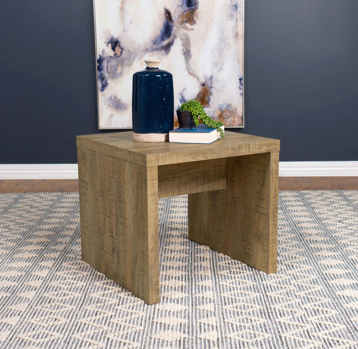 Lynette Mango Square Engineered Wood End Table from Coaster - Luna Furniture