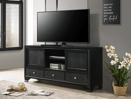 Lyssa Tv Stand - Black - B4308-7 - Luna Furniture