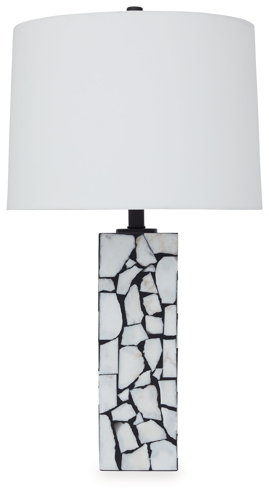 Macaria White/Black Table Lamp from Ashley - Luna Furniture
