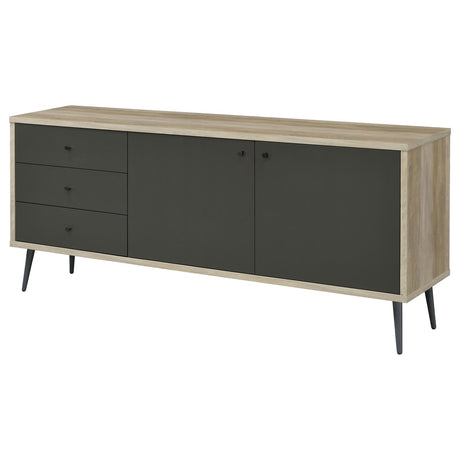 Maeve Gray and Antique Pine 2-Door Engineered Wood Accent Cabinet from Coaster - Luna Furniture