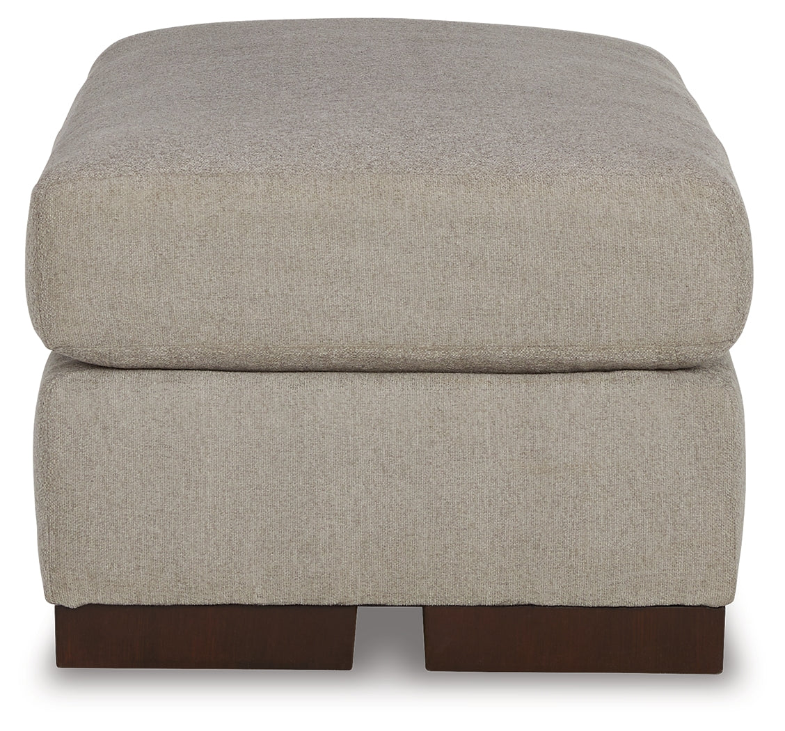 Maggie Flax Ottoman - 5200414 - Luna Furniture