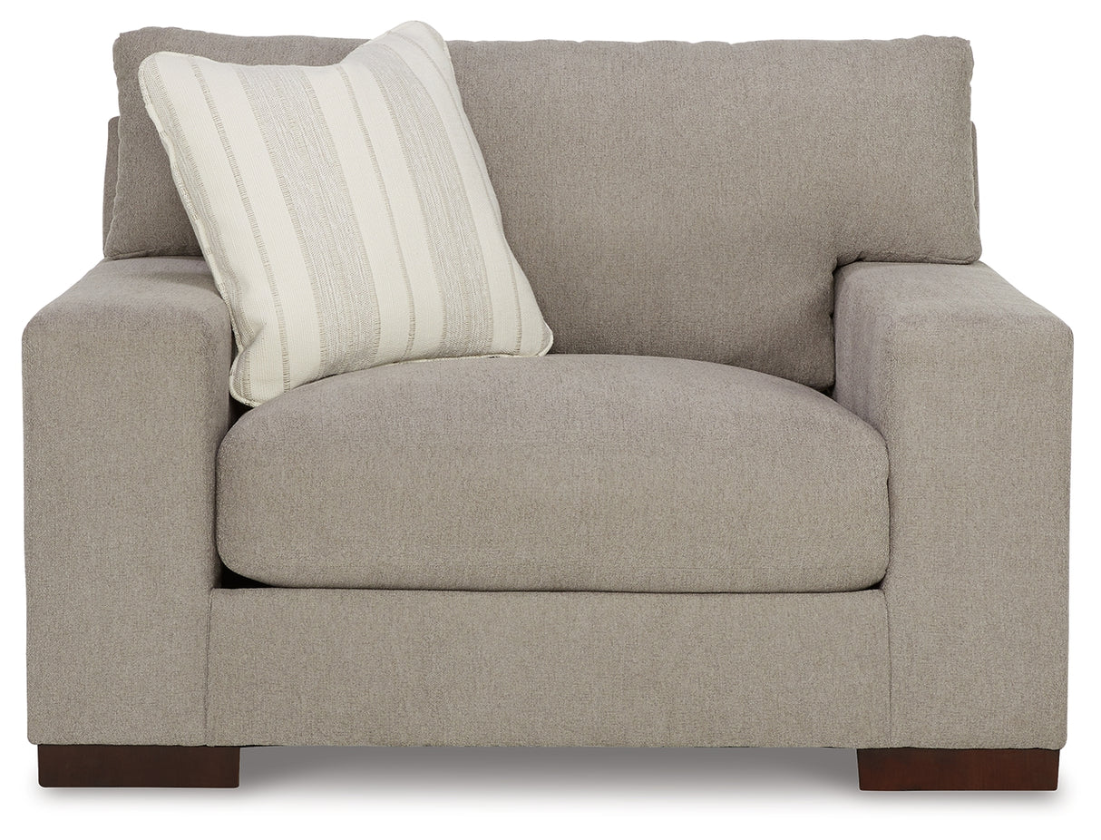 Maggie Flax Oversized Chair - 5200423 - Luna Furniture