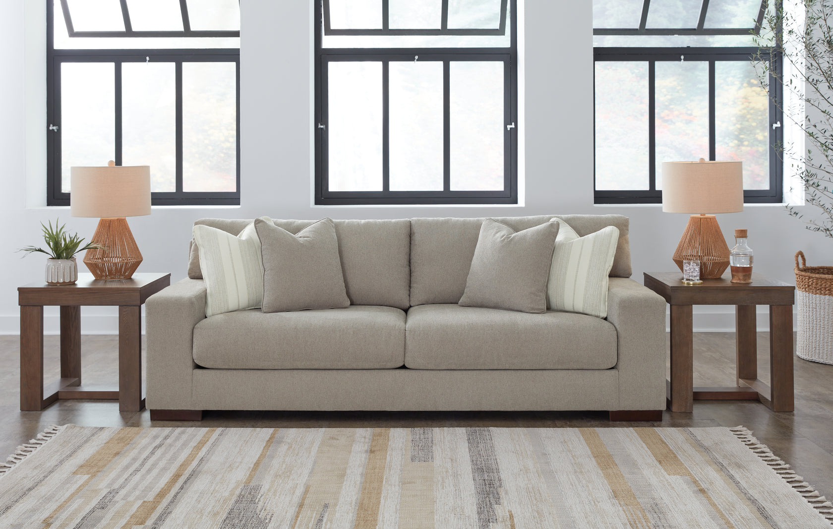 Maggie Flax Sofa from Ashley - Luna Furniture