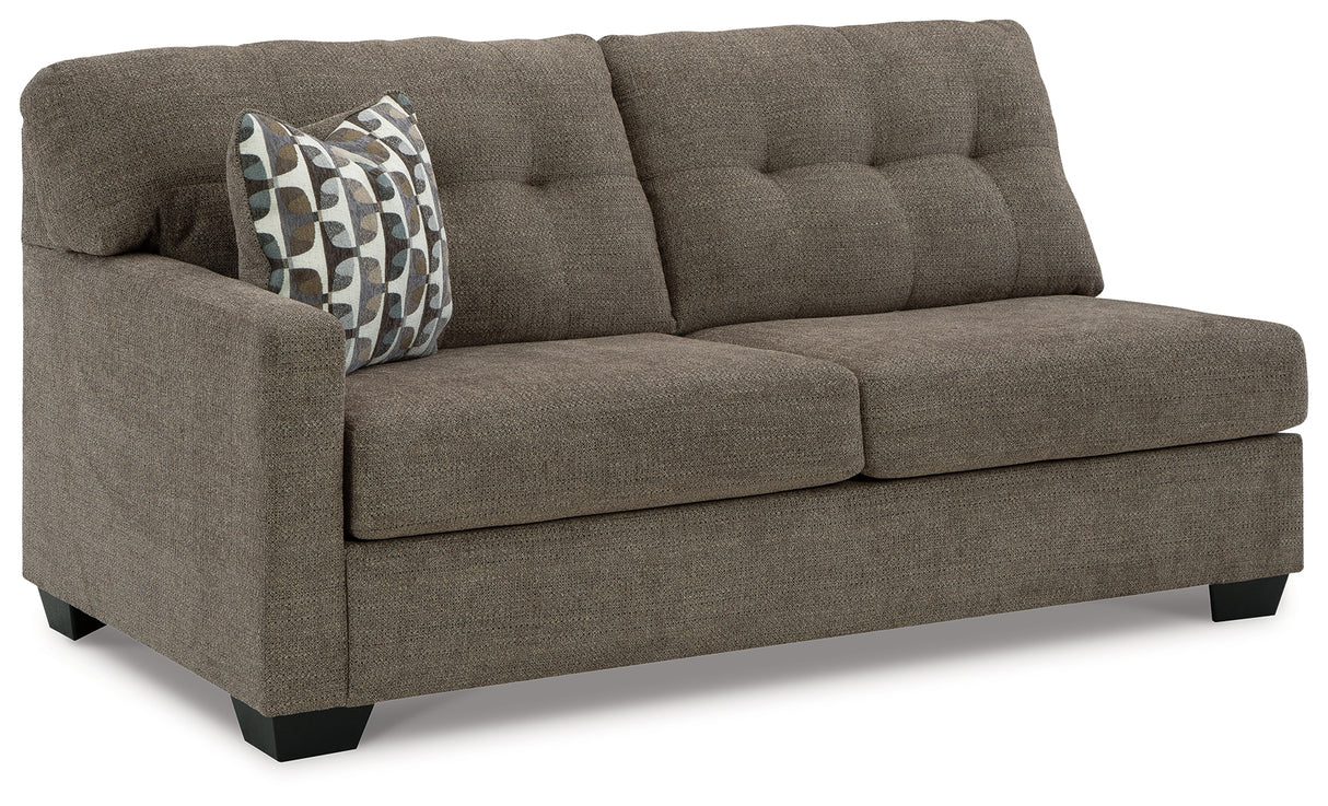 Mahoney Chocolate Left-Arm Facing Sofa from Ashley - Luna Furniture