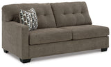 Mahoney Chocolate Left-Arm Facing Sofa from Ashley - Luna Furniture