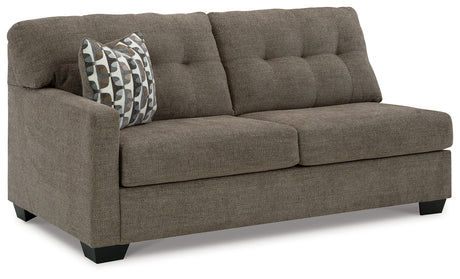 Mahoney Chocolate Left-Arm Facing Sofa from Ashley - Luna Furniture