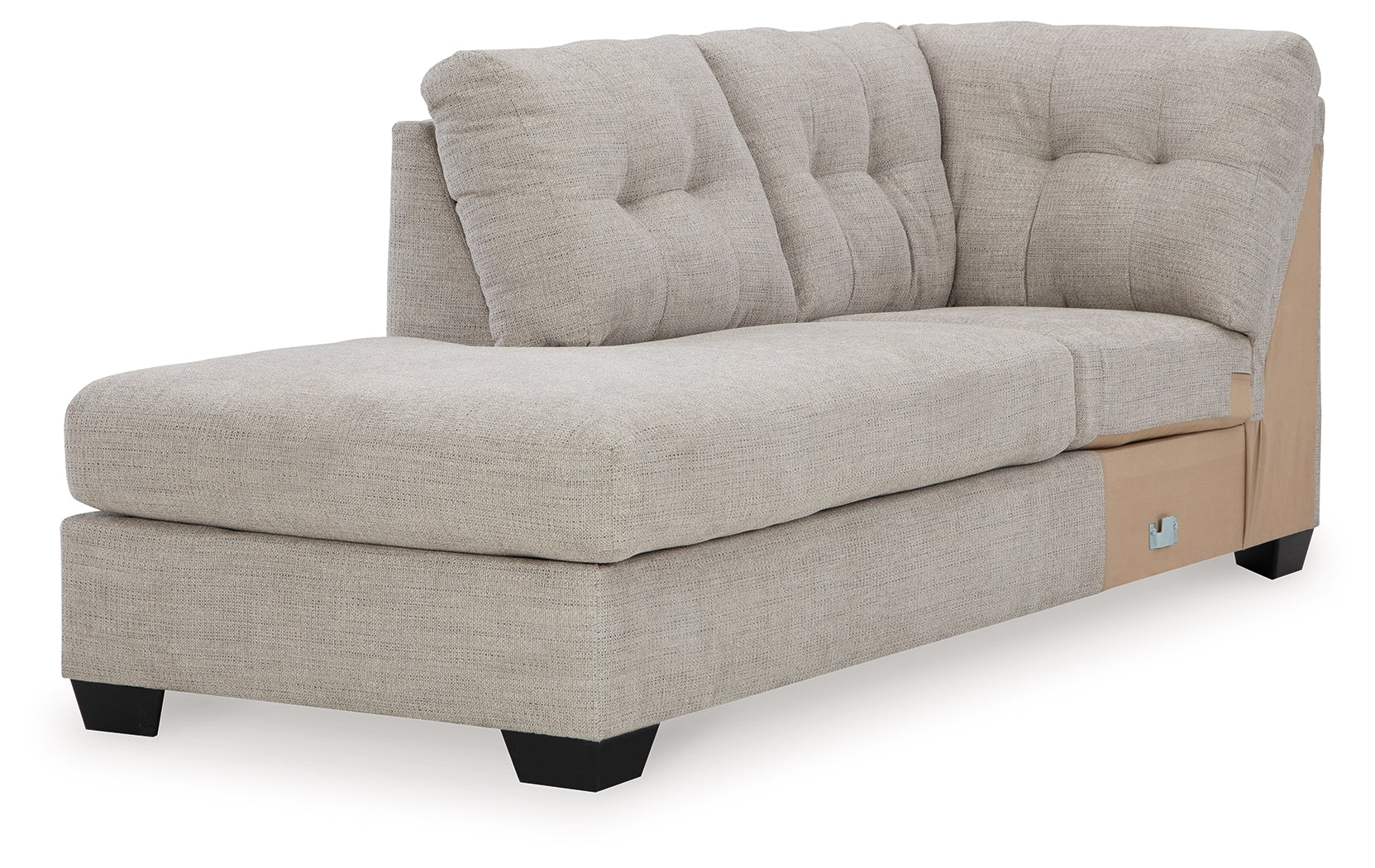 Mahoney Pebble Left-Arm Facing Corner Chaise from Ashley Furniture - Luna Furniture