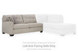 Mahoney Pebble Left-Arm Facing Sofa from Ashley Furniture - Luna Furniture