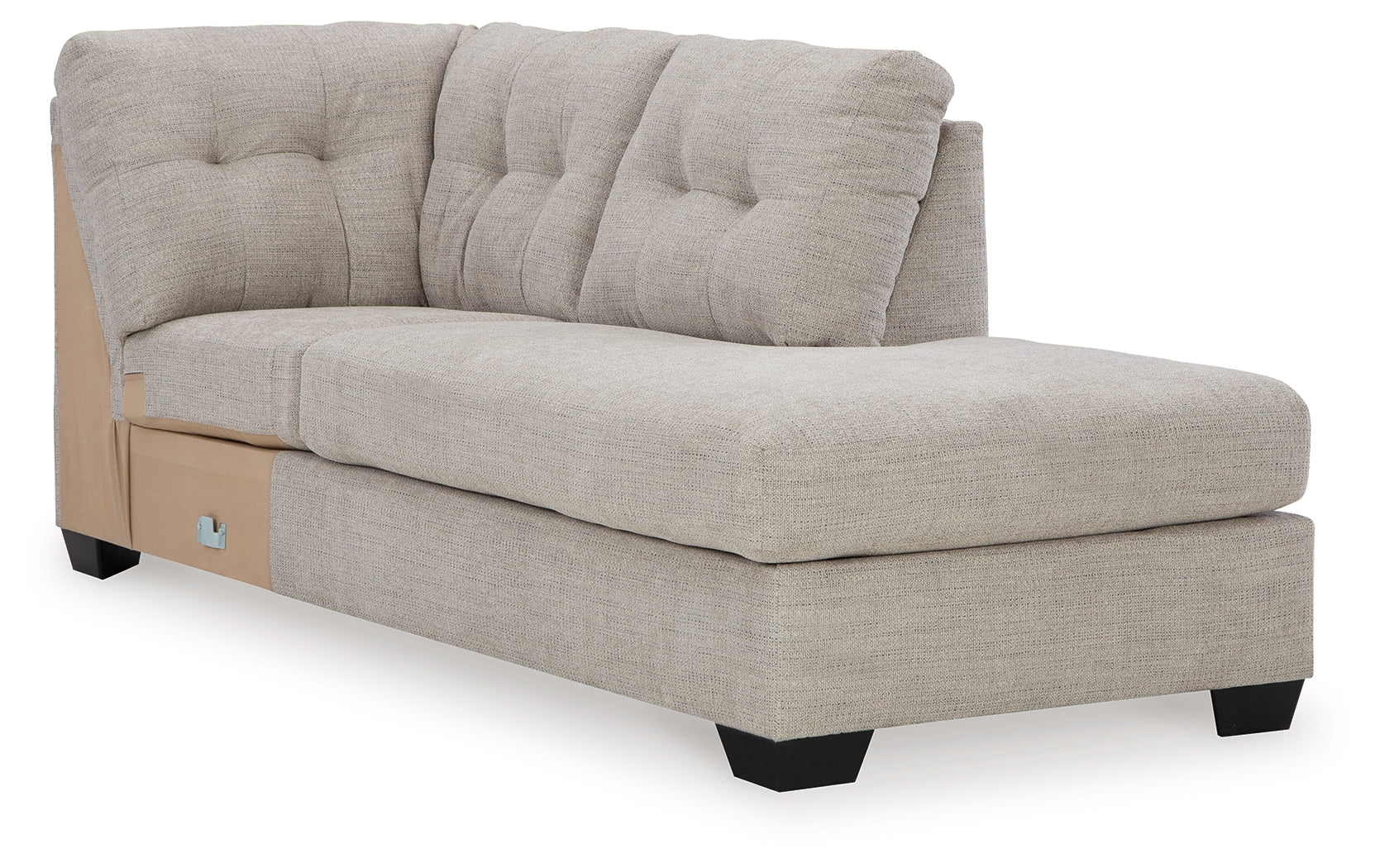 Mahoney Pebble Right-Arm Facing Corner Chaise from Ashley Furniture - Luna Furniture