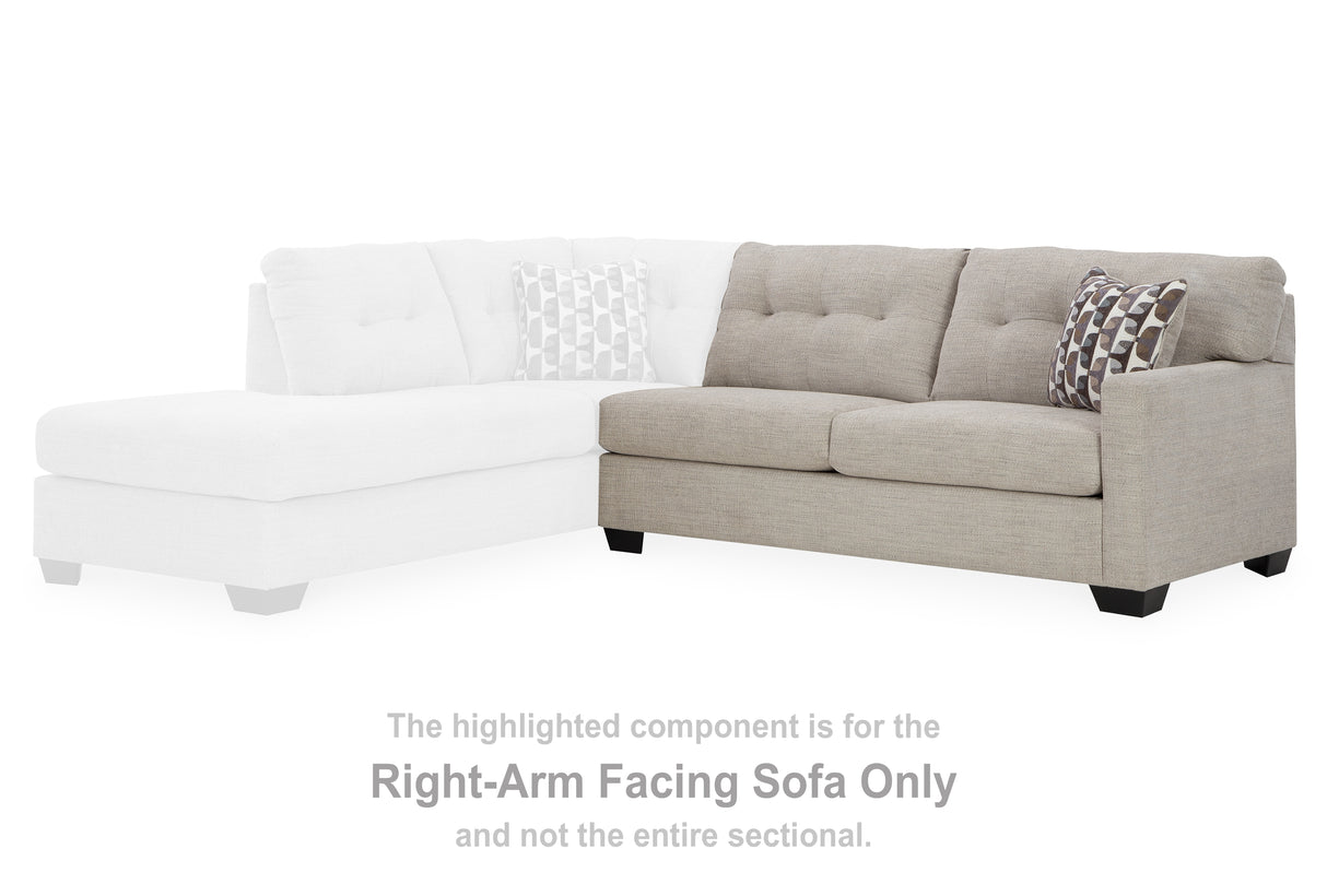 Mahoney Pebble Right-Arm Facing Sofa from Ashley Furniture - Luna Furniture