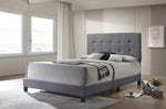 Mapes Tufted Upholstered Full Bed Grey - 305747F - Luna Furniture