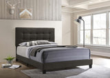 Mapes Charcoal Upholstered Tufted Full Bed from Coaster - Luna Furniture