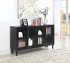 Mapleton 4-door Accent Cabinet Black - 950780 - Luna Furniture