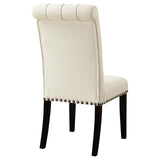 Mapleton Beige Tufted Back Upholstered Side Chairs, Set of 2 from Coaster - Luna Furniture