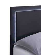 Marceline Black 4-Piece LED Queen Bedroom Set from Coaster - Luna Furniture