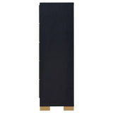 Marceline Black 5-Drawer Chest from Coaster - Luna Furniture