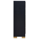 Marceline Black 5-Drawer Chest from Coaster - Luna Furniture