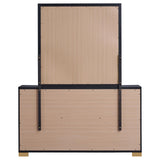 Marceline 6-drawer Dresser with Mirror Black - 222833M - Luna Furniture