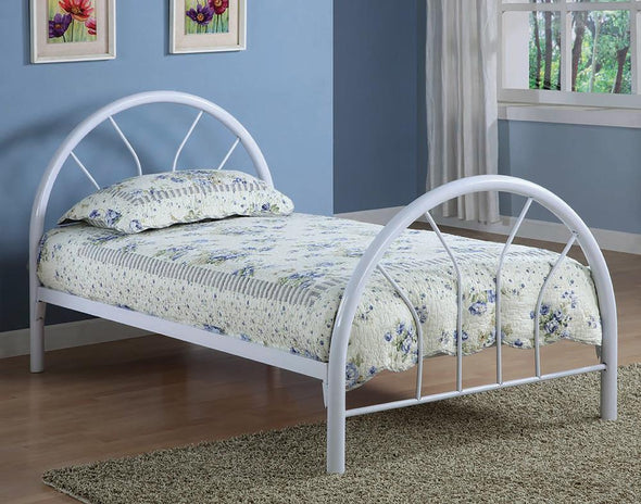 Marjorie Twin Bed White - 2389W - Luna Furniture