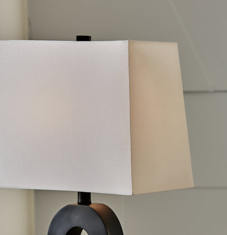 Markellton Black Table Lamp from Ashley - Luna Furniture