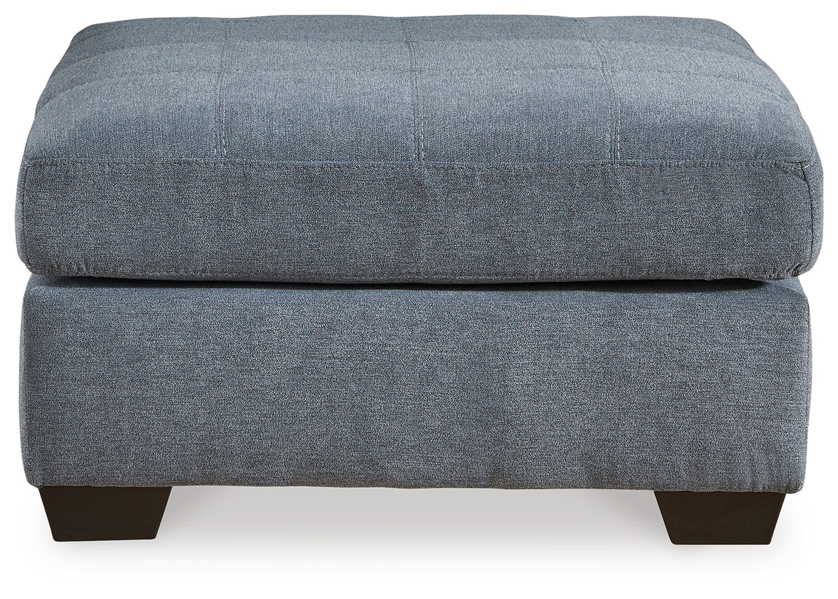 Marrelton Denim Oversized Accent Ottoman from Ashley - Luna Furniture