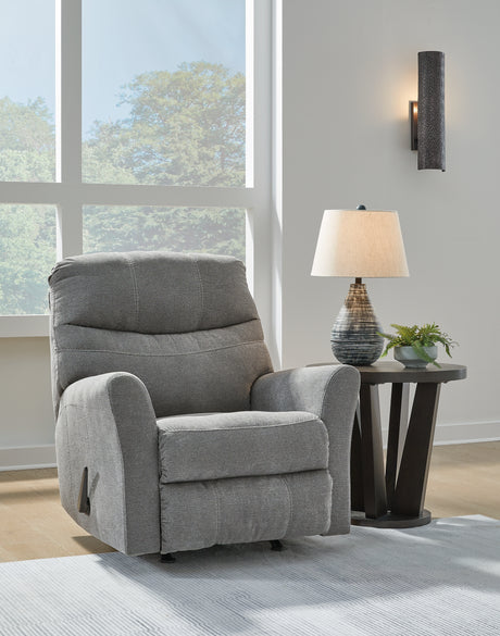 Marrelton Gray Recliner - 5530525 - Luna Furniture