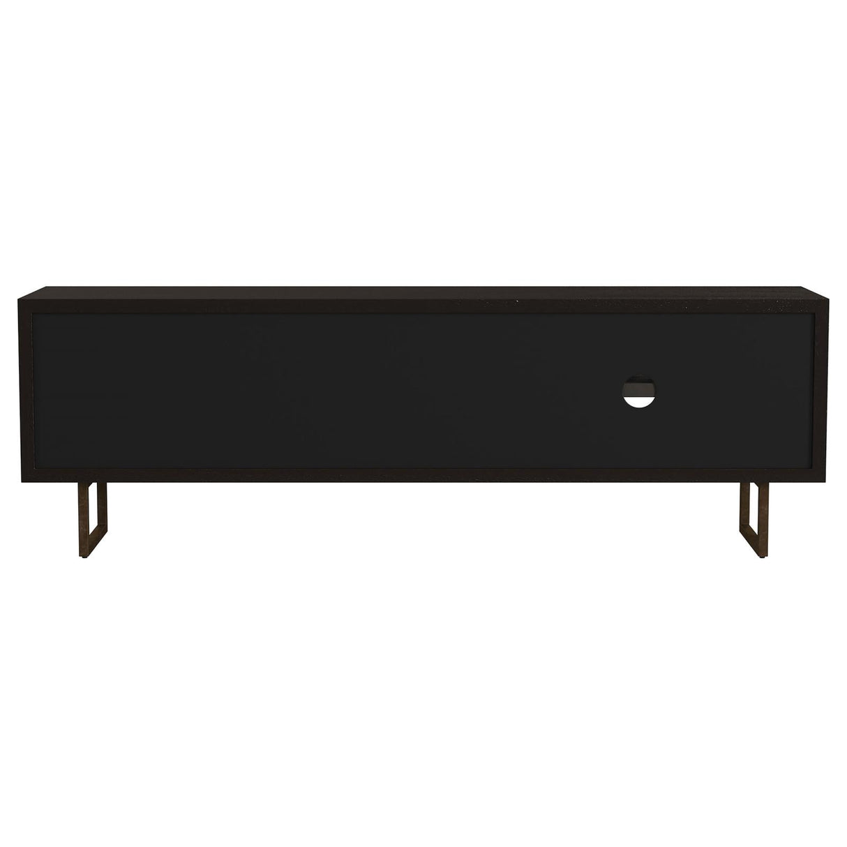 Marsden 2-door Wood 70" TV Stand Charcoal Black - 703003 - Luna Furniture